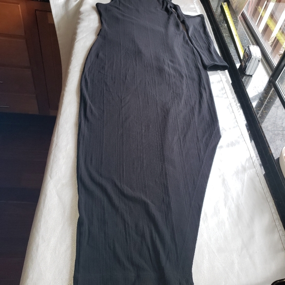 ECKHAUS LATTA Slash Asymmetric Cotton Tank Dress Sz M - Picture 7 of 14